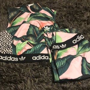 Adidas two piece track suit